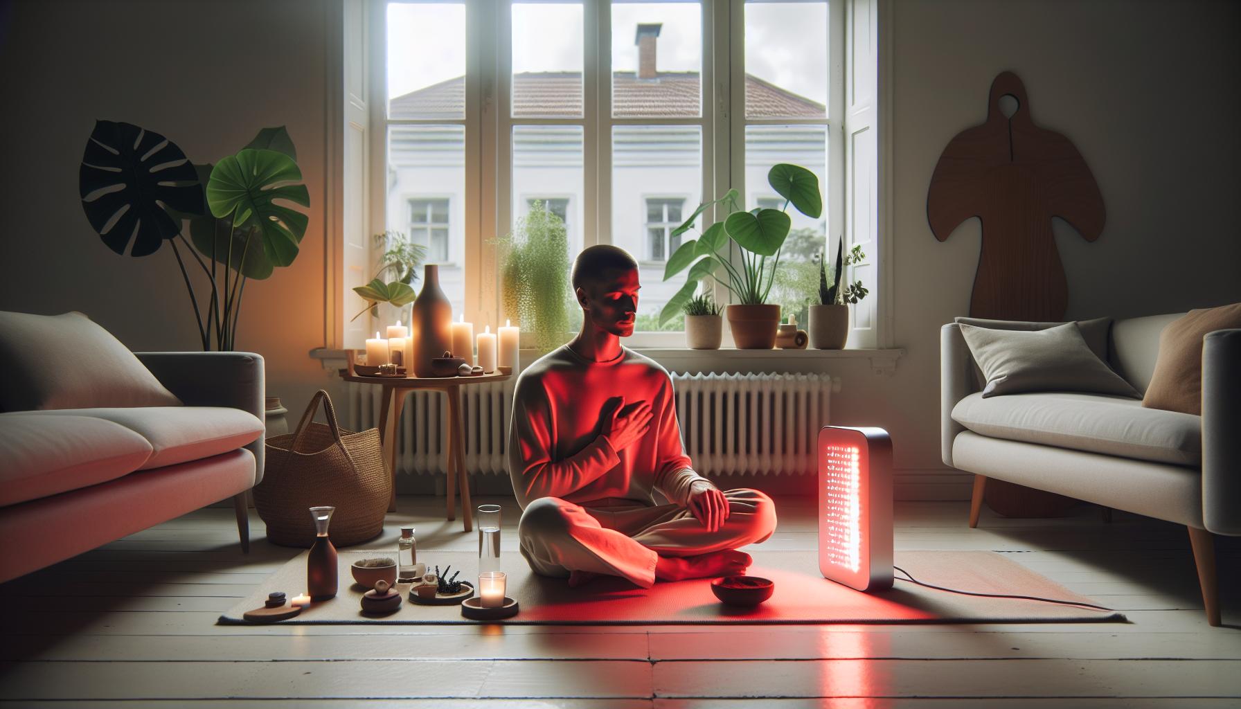 Jak integrovat červené světlo do každodenní domácí ⁤wellness rutiny