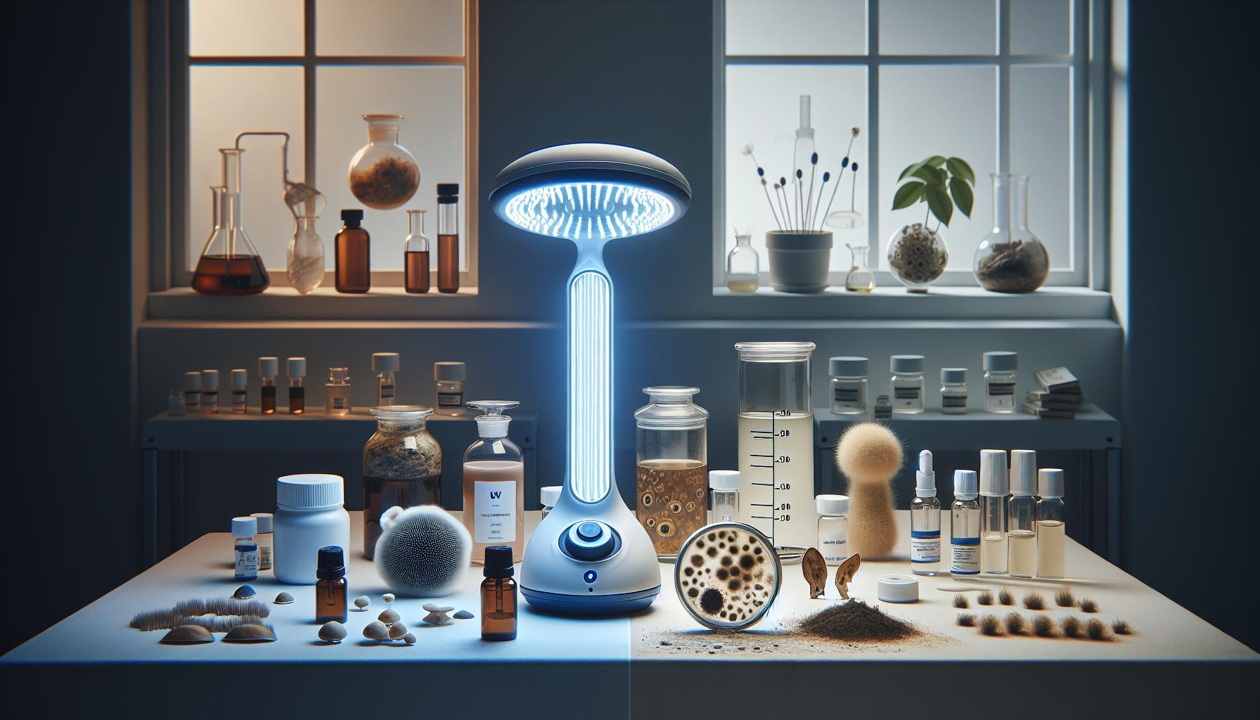 Srovnání účinnosti UV světla s klasickými antifungálními metodami