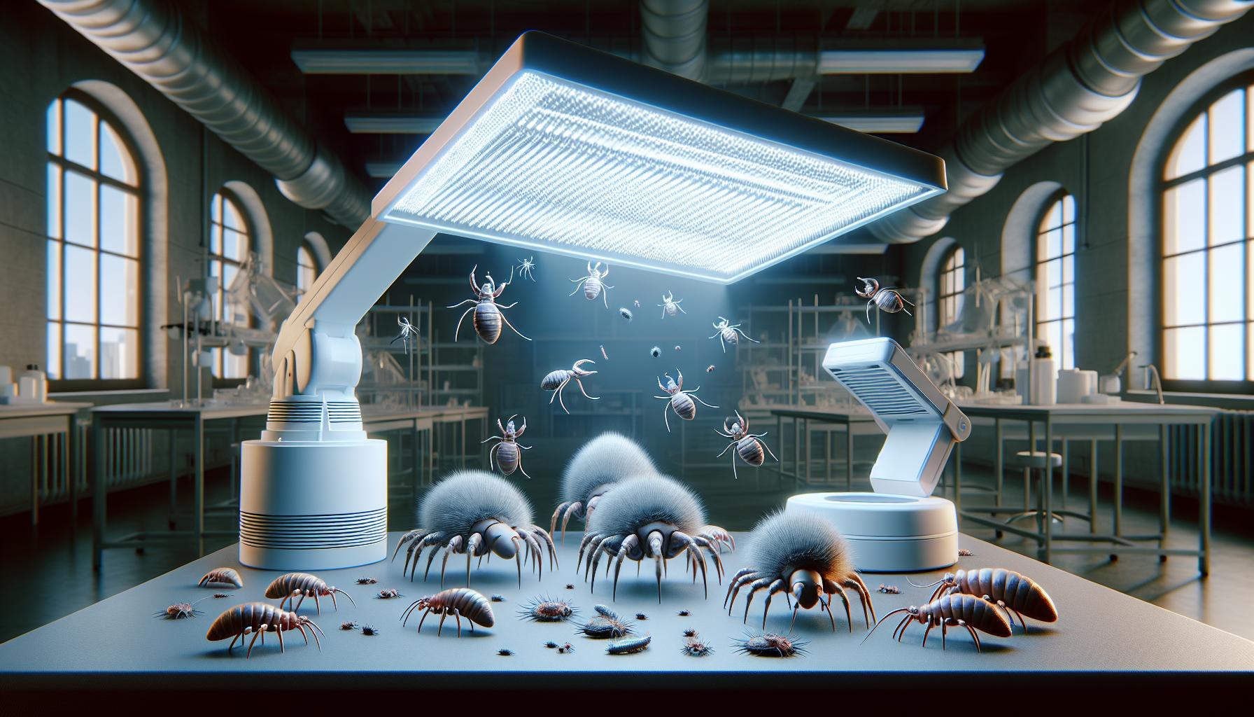 jak UV světlo ničí roztoče a⁣ parazity