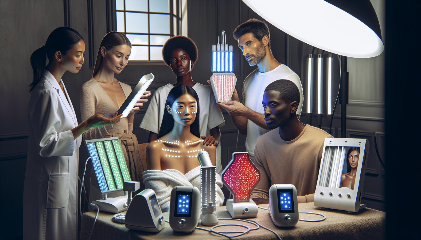 Světelná terapie pro různé⁢ typy pleti a kožní problémy