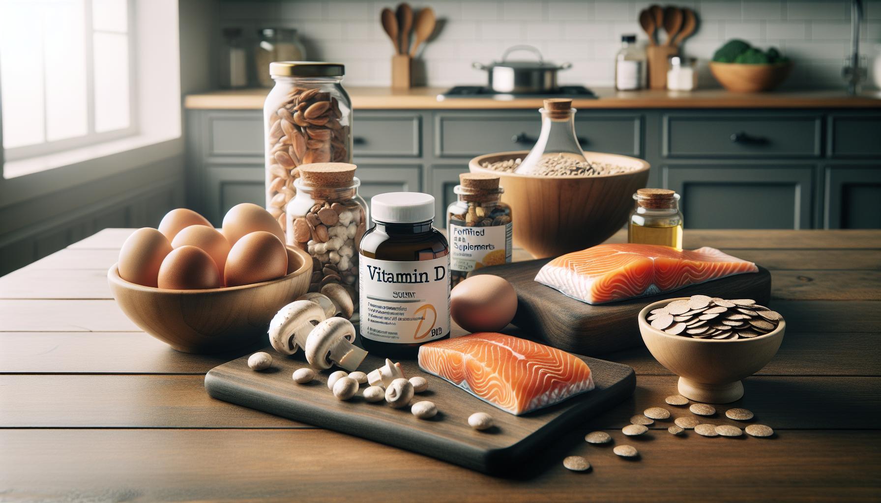 Potraviny a doplňky podporující hladinu ‍vitamínu D