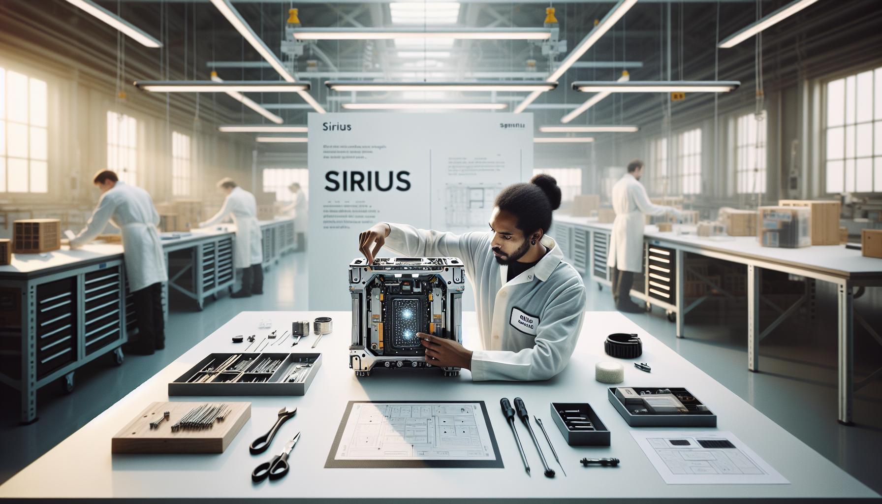 Příprava zařízení Sirius před použitím