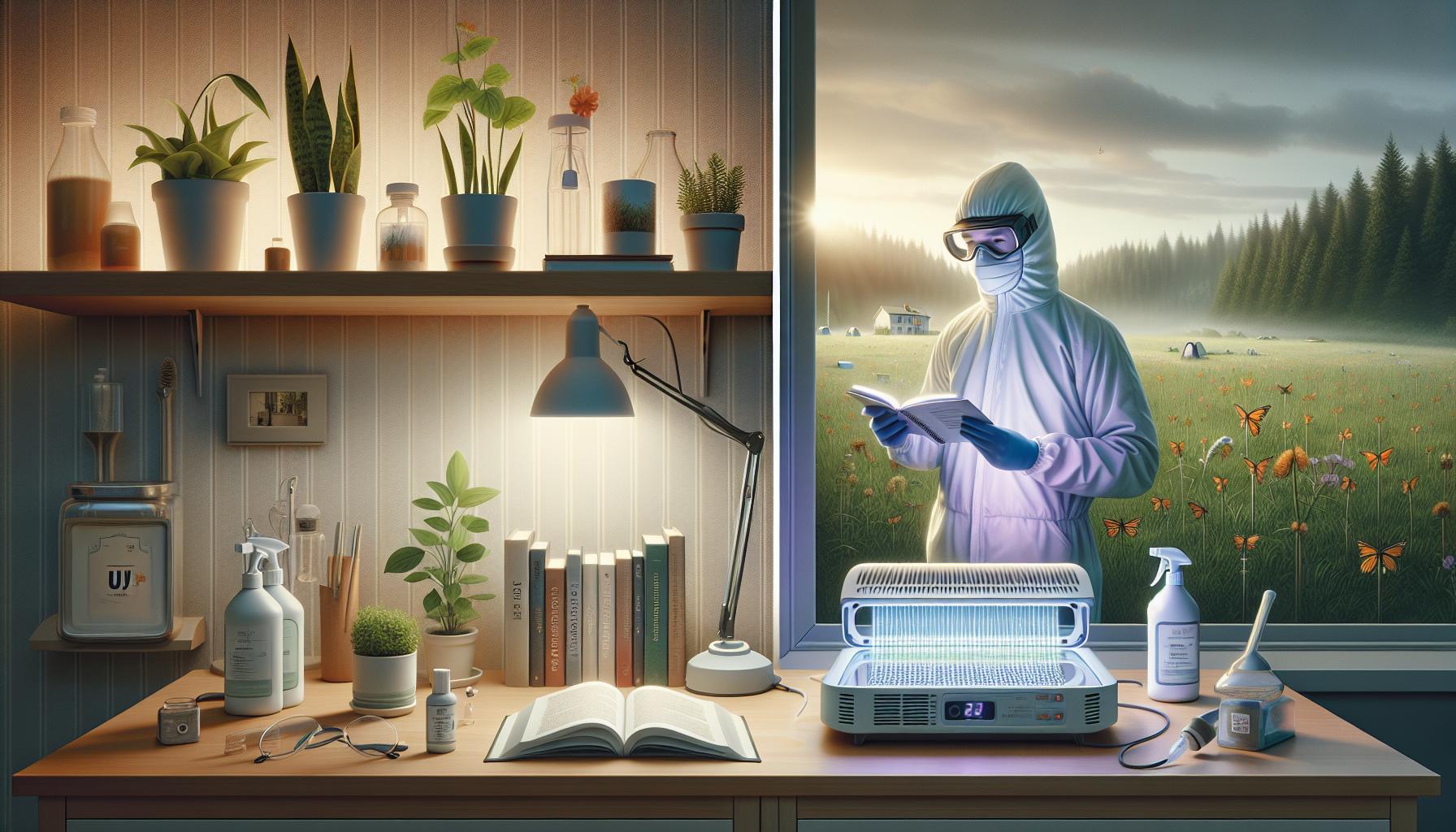 Bezpečné používání UV lamp v domácnosti a přírodě