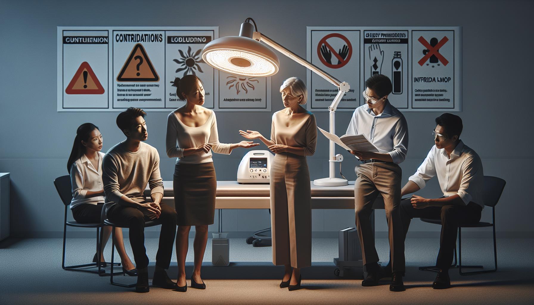 Bezpečnostní zásady ​a kontraindikace při používání infralampy