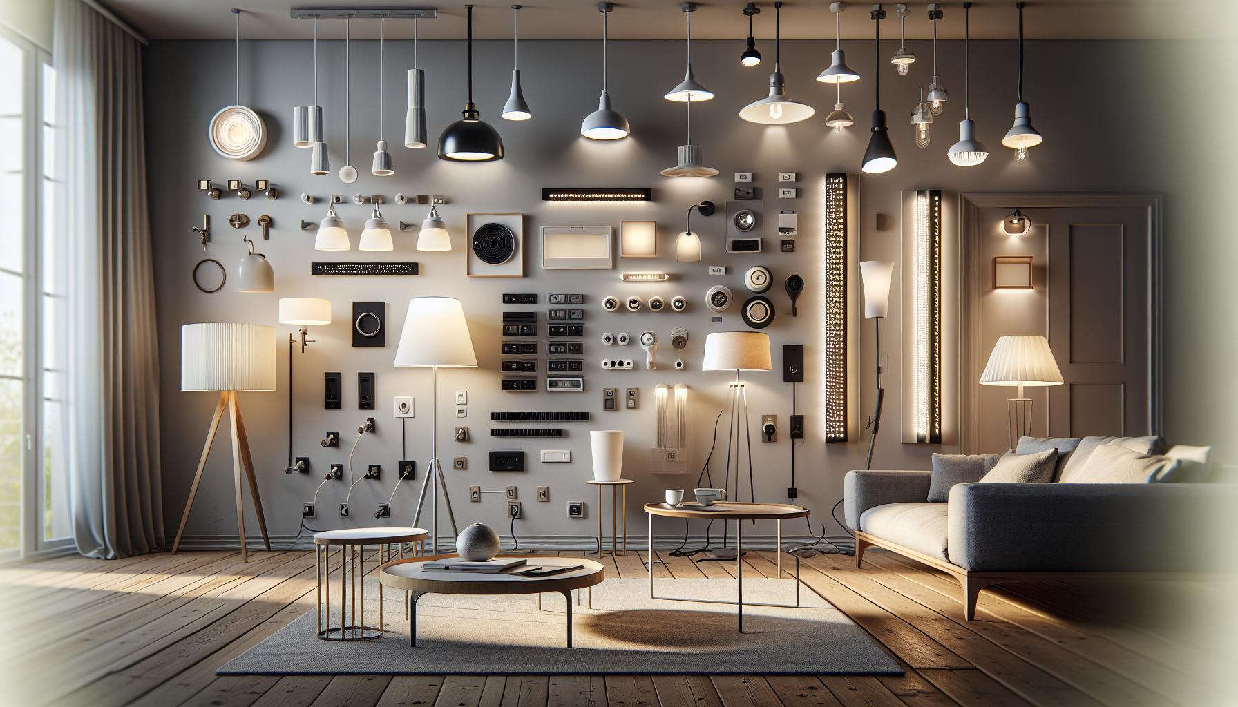 Typy světelných zařízení pro domácí použití