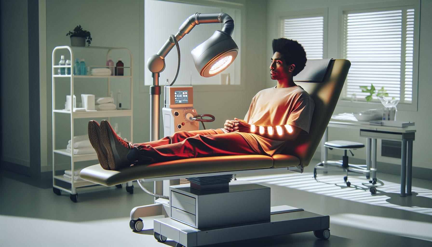 Vliv infračerveného světla na pokožku a svaly