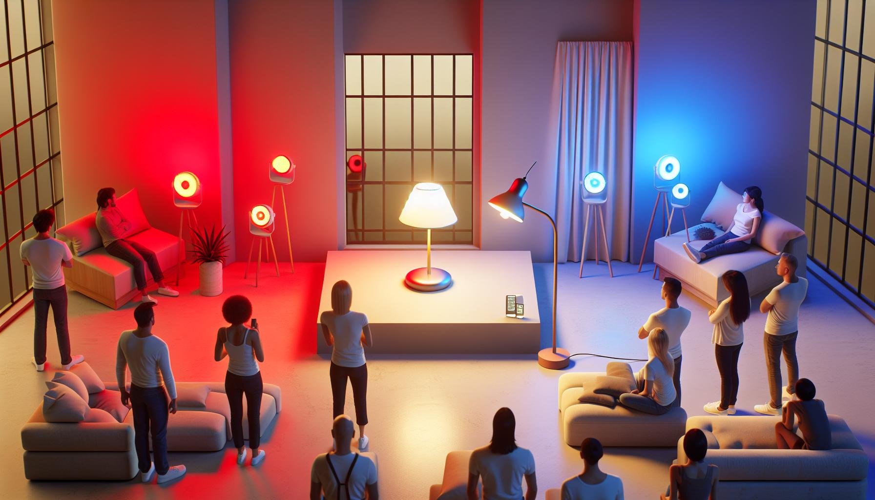 Červené světlo v noci: Jak nenarušit cirkadiánní rytmus 5 Rozdíl mezi červeným a modrým světlem pro zdraví očí a rytmus