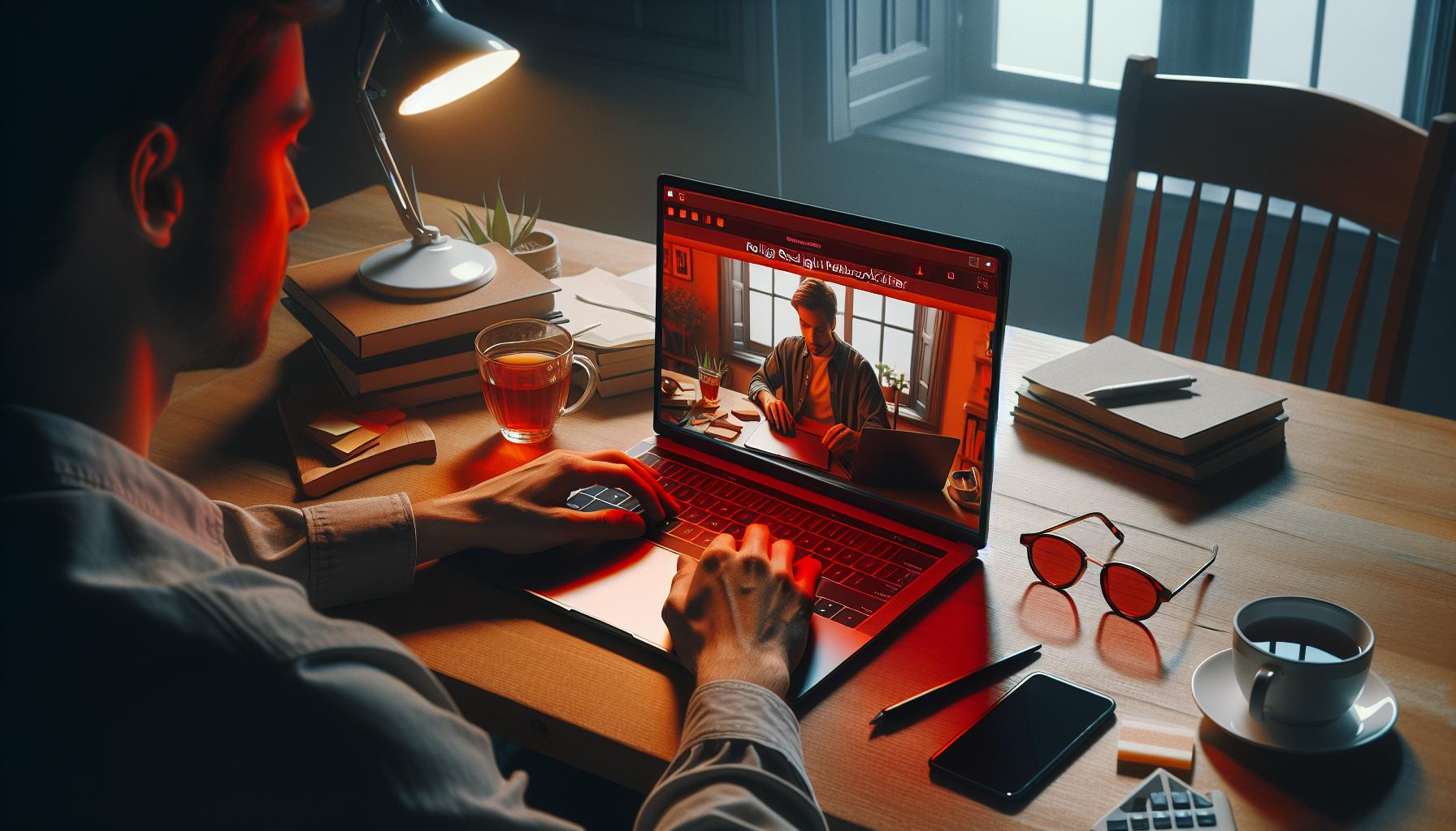 Červené Světlo Notebook ‍Filtr: Ochrana Před ‍Modrým Světlem