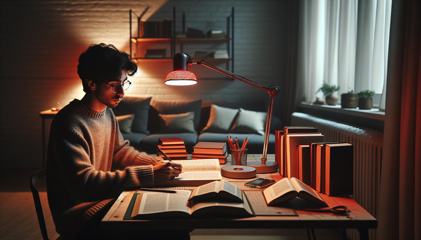 Čtení A Červené ‌Světlo: Šetří⁢ Oči Při Studiu Večer