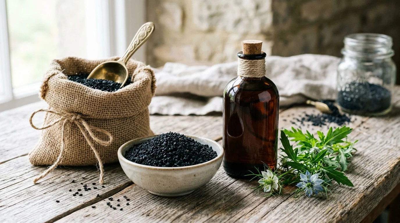 Bio černucha setá organic nigella sativa semena a olej